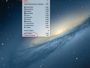 screenshot:connect to server
