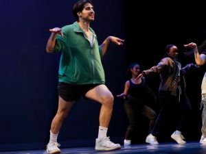 Antonio Marrujo dancing on stage